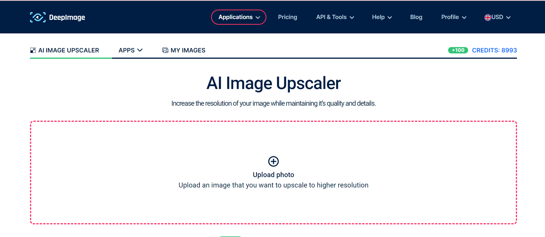 AI Image Upscaler from Deep-Image.AI - Enhance Your Images with Ease