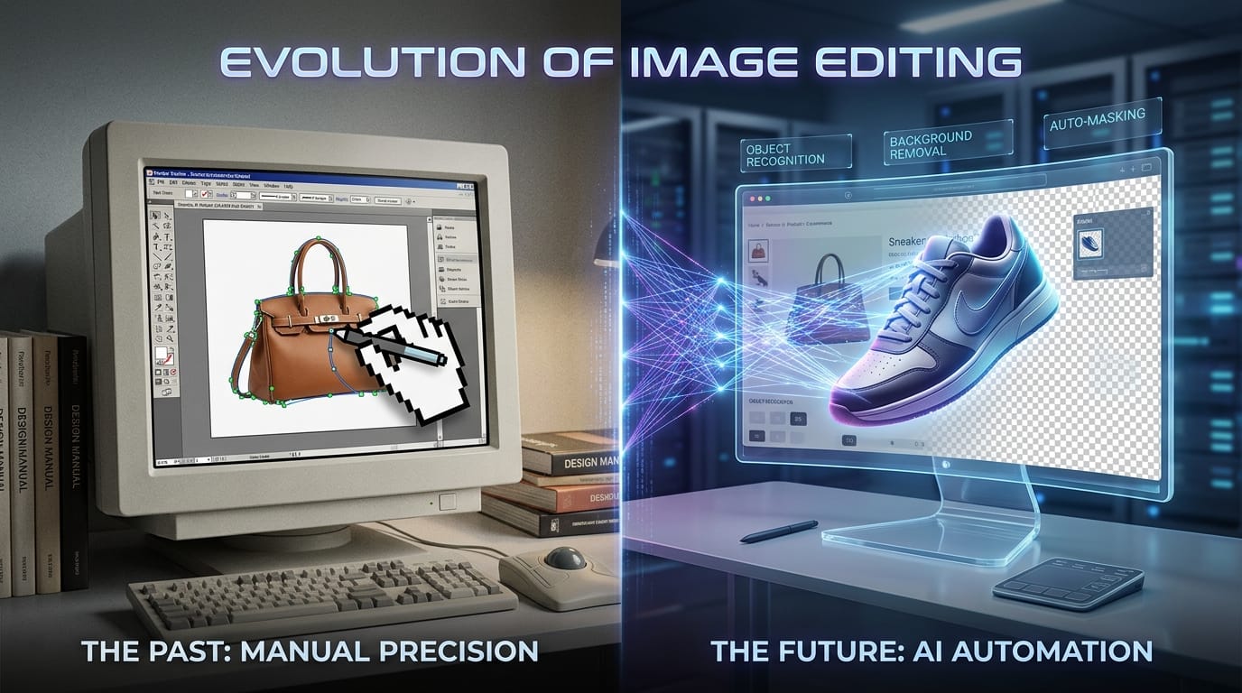 The Evolution of Background Removal: From Manual Clipping Paths to Neural Networks