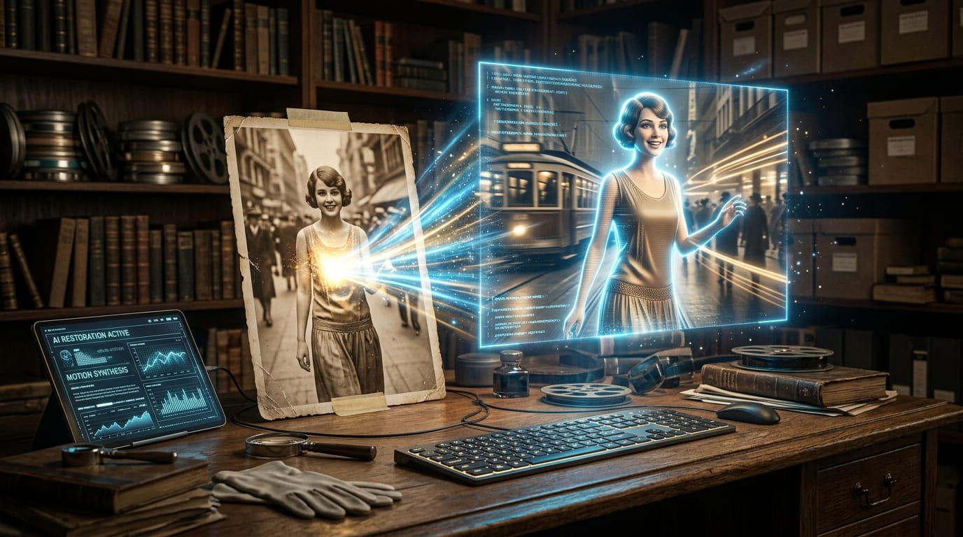 Animating History: How AI is Turning Restored Vintage Photos into Video Content