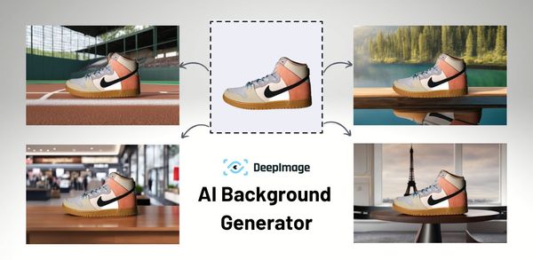 Step into Style - Mastering Shoe Photography with Deep-image.ai's AI Background Generator!