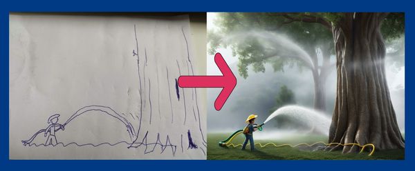 How to turn your child drawings into beautiful art? Easy step by step tutorial