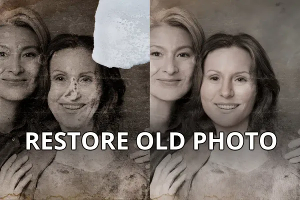 Photo restoration: How to repair an old photo with AI