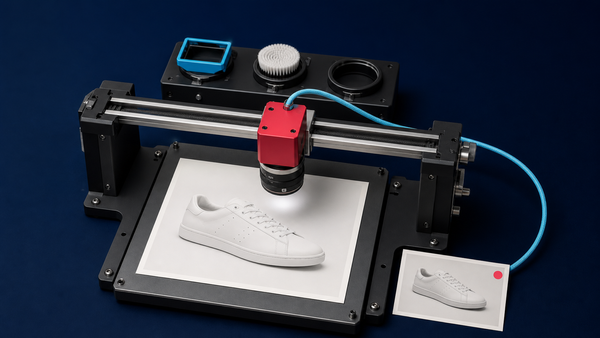 Automated image workstation inspecting a product photo, selecting one constrained tool, and returning a quality-approved proof