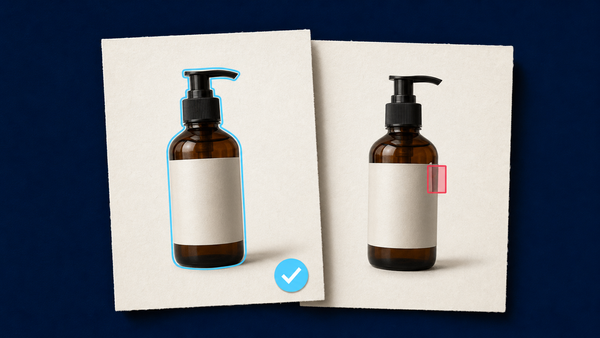 Expected and actual product image fixtures compared with a highlighted visual mismatch
