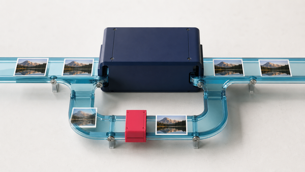 Damaged image print rerouted through a recovery loop and returned to an image processing pipeline